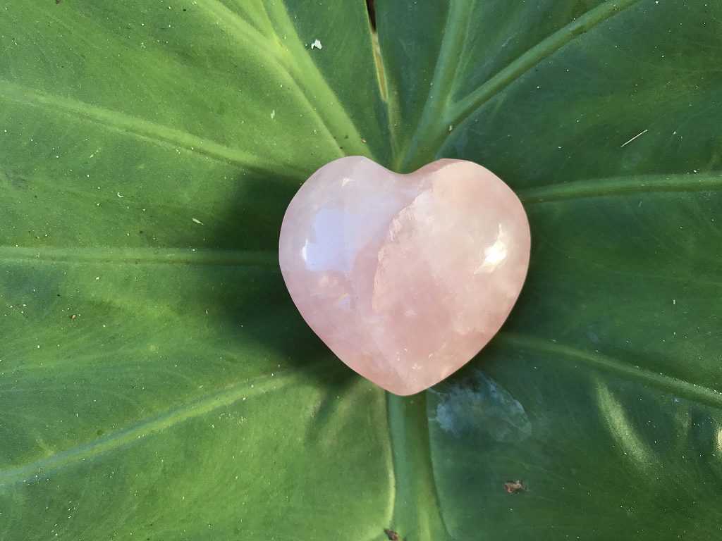 Pink Quartz Heart